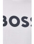 Boss Orange BOSS tricou din bumbac BOSS CASUAL barbati culoarea bej cu imprimeu - Pled.ro