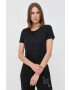 Boss Orange tricou din bumbac culoarea negru - Pled.ro