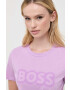 Boss Orange tricou din bumbac culoarea roz - Pled.ro