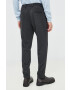 Boss pantaloni barbati culoarea gri drept - Pled.ro