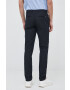 Boss pantaloni barbati culoarea negru cu fason chinos - Pled.ro