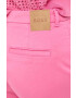 Boss pantaloni femei culoarea portocaliu fason chinos high waist - Pled.ro