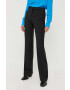 Boss pantaloni de lana culoarea gri drept - Pled.ro