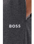 Boss pantaloni de lounge culoarea negru cu imprimeu - Pled.ro