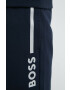 Boss pantaloni de lounge barbati culoarea albastru marin cu imprimeu - Pled.ro