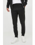 Boss pantaloni de trening culoarea negru cu imprimeu - Pled.ro