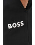 Boss pantaloni de trening din bumbac culoarea negru cu imprimeu - Pled.ro