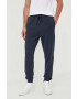 Boss Orange BOSS pantaloni de trening din bumbac BOSS CASUAL culoarea gri neted - Pled.ro