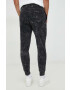 Boss Orange BOSS pantaloni de trening din bumbac barbati culoarea negru modelator - Pled.ro