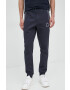 Boss Green BOSS pantaloni de trening culoarea albastru marin neted - Pled.ro