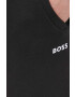 Boss Green BOSS pantaloni de trening culoarea negru neted - Pled.ro