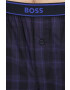 Boss pantaloni pijama bumbac culoarea negru modelator - Pled.ro