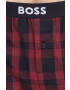 Boss pantaloni pijama bumbac culoarea bordo modelator - Pled.ro