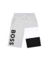 Boss pantaloni scurti copii culoarea gri - Pled.ro