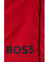 Boss pantaloni scurti de baie culoarea rosu - Pled.ro