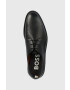 Boss pantofi de piele Larry barbati culoarea negru 50487685 - Pled.ro