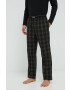 Boss pijama barbati culoarea negru neted - Pled.ro