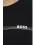 Boss pijama barbati culoarea negru neted - Pled.ro