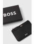 Boss portofel de piele barbati culoarea negru - Pled.ro