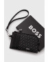 Boss portofel de piele barbati culoarea negru - Pled.ro