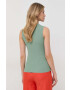 Boss vesta culoarea verde light cu turtleneck - Pled.ro