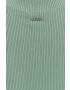 Boss vesta culoarea verde light cu turtleneck - Pled.ro