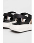 Boss sandale Jess Sandal-FL femei culoarea negru cu platforma 50493086 - Pled.ro