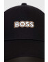 Boss sapca culoarea negru neted - Pled.ro