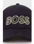 Boss Green BOSS sapca din bumbac Boss Athleisure culoarea albastru marin cu imprimeu - Pled.ro