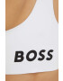 Boss sutien culoarea alb neted - Pled.ro