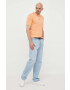 Boss Orange BOSS tricou BOSS CASUAL barbati culoarea portocaliu neted - Pled.ro