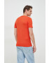 Boss Orange BOSS tricou din bumbac Boss Casual culoarea rosu cu imprimeu - Pled.ro