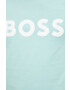 Boss Orange BOSS tricou din bumbac BOSS CASUAL barbati culoarea verde cu imprimeu - Pled.ro