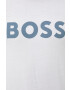 Boss Orange BOSS tricou din bumbac Boss Casual culoarea alb cu imprimeu - Pled.ro