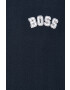 Boss Orange BOSS tricou din bumbac culoarea albastru marin cu imprimeu - Pled.ro