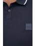 Boss Orange BOSS tricou polo Boss Casual barbati culoarea albastru marin neted - Pled.ro