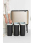 Brabantia cos de gunoi Bo Touch Hi 3 x 11 L - Pled.ro