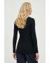 Bruuns Bazaar longsleeve din amestec de lana culoarea negru - Pled.ro