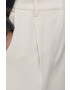 Bruuns Bazaar pantaloni femei culoarea gri mulata high waist - Pled.ro