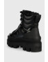 Buffalo bocanci Raven Snow Laceup Mid culoarea negru - Pled.ro