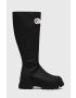 Buffalo cizme Aspha Rain Hi femei culoarea negru - Pled.ro