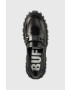 Buffalo mocasini Lion Loafer femei culoarea negru cu toc plat - Pled.ro