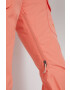 Burton pantaloni femei culoarea portocaliu - Pled.ro