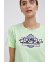 Burton Tricou din bumbac culoarea verde - Pled.ro