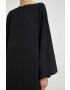 By Malene Birger rochie culoarea negru maxi oversize - Pled.ro