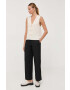 By Malene Birger vesta culoarea bej un singur rand de nasturi - Pled.ro