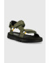 Camper sandale de piele Oruga Sandal barbati culoarea verde K100416.022 - Pled.ro