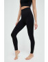 Casall jambiere de yoga culoarea negru neted - Pled.ro