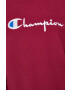 Champion Bluză 114612 femei culoarea bordo cu imprimeu - Pled.ro