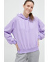 Champion bluza femei culoarea violet cu glugă neted - Pled.ro